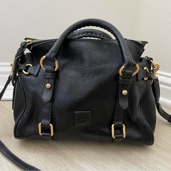 Dooney Bourke Black Leather Handbag - Picture 2 of 9